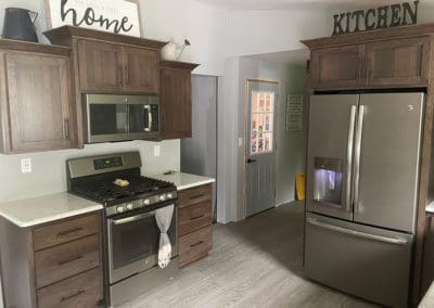 kitchen cabinets and appliances